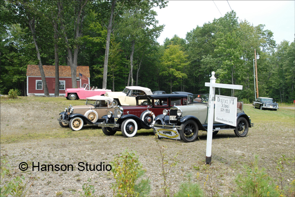 Charlestown, NH - Little Red Schoolhouse and Antique Car Show